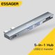 thumbnail image 5 of Hub USB 5 en 1 alta velocidad para MacBook Pro/Air 2018 - 2022 (Gris), 5 of 9