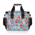 thumbnail image 7 of FORMRS Insulated Cooler Bag 24 Cans Capacity Soft Leakproof Lunch Box with Side Pockets, Tropical Flamingo Pattern, 7 of 7