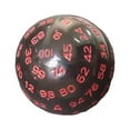 thumbnail image 1 of ziyahi Plateau d'Enseignement de Table en dés Polyédriques Multi-Faces Accessoires de Jeu Surface Lisse Rond Bon Équilibre Tableau Rôle pour Club Rouge Rouge Peinture, 1 of 1