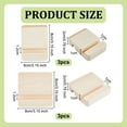 thumbnail image 2 of 6Pcs 2 Sizes Embroidery Hoop Easels Embroidery Hoop Display Stand Rectangle Pine Wood Stand Embroideried Display Hoops Wooden Base Hoops Holder for Embroideried Stitch Stands Decor, 2 of 9