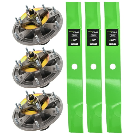 8TEN Spindle Medium Lift Blade Kit for John Deere 60 inch 997 ZTrak MK1002305