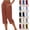 1-Brown, variant on Womens Capri Pants Casual Summer Stretch Linen Button Elastic Waist Straight Pants,M,2-Light Blue