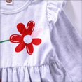 thumbnail image 4 of YEEDISON Baby Girl Clothing Flower Print Long Flying Sleeve Casual Girl Dress School Baby Girl Dresses Fall Kids Clothes for 18M-6Y, 4 of 4