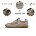 thumbnail image 2 of Mens Fashion Sneakers Non-slip Breathable Driving Shoes Outdoor Casual Walking Shoes Lightweight Board Shoes Beige 9.5 US, 2 of 7