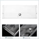 thumbnail image 5 of 10 Uds. Estuches para gafas, estuche transparente para anteojos, estuche protector de plástico transparente para gafas de sol con botón, 5 of 7