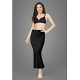 thumbnail image 4 of Trendmalls Lycra Spendex Saree Shapewear Petticoat for Women-P01-Black, 4 of 6