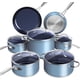 thumbnail image 1 of Set de utensilios de cocina Nuwave Healthy Duralon Blue Ceramic Antiadherente, 1 of 9