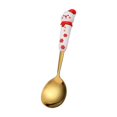 thumbnail image 4 of Ganfancp Navidad Cuchara Navidad Postre Cuchara Tenedor Acero Inoxidable Vajilla Set Cute Doll With Hand Regalo Ofertas de La Semana 1X Tenedor 1X Cuchara, 4 of 6