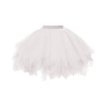 thumbnail image 4 of BLESIYA Tulle Petticoat Layered Outfit Dress up Women Tulle Tutu Skirt Costume Dress for White, 4 of 8