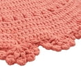 thumbnail image 3 of The Pioneer Woman Round Cotton Crochet Accent Rug, Coral, 3 of 5