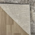 thumbnail image 3 of HomeRoots 558387 8 x 11 ft. Abstract Rectangle Area Rug, Gray & Ivory, 3 of 11