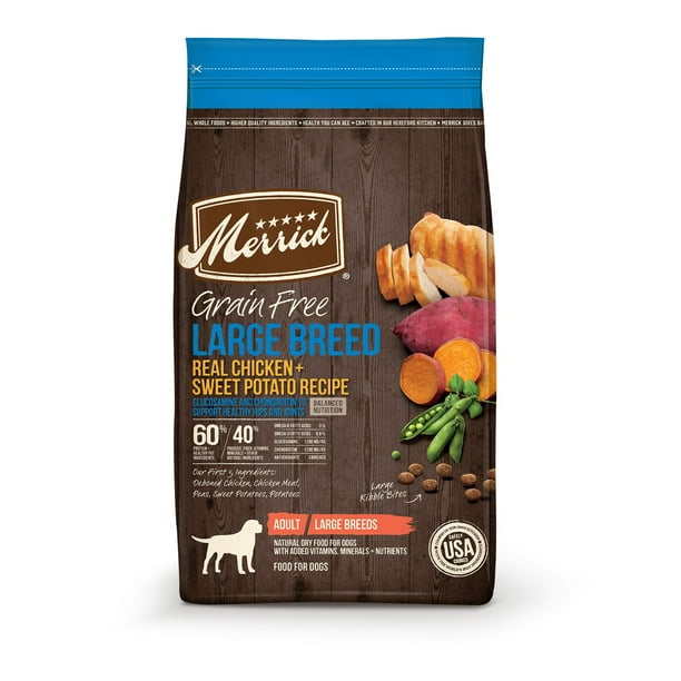 Merrick GrainFree Large Breed Adult Dry Dog Food, 10 lb