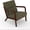 Green, variant on GIMMYFIVE Mid-Century Modern Accent Chair, 220 lbs Comfy Wood Armchair with Lumbar Pillow for Living Room