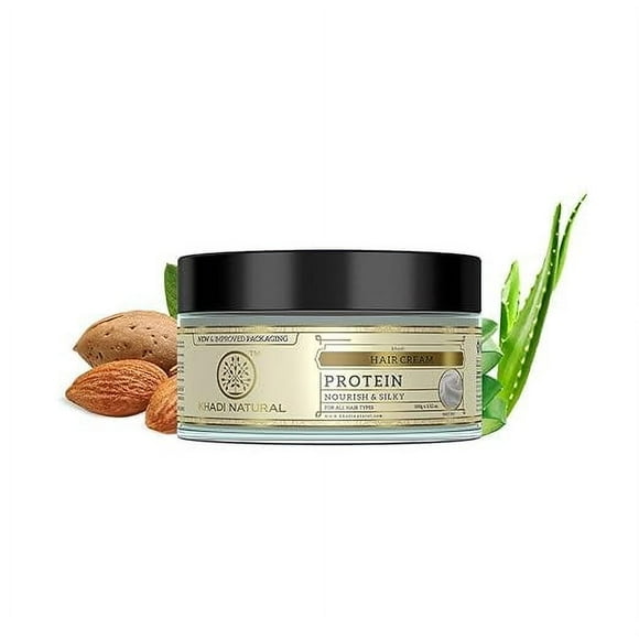 Khadi Natural Protein Hair Cream for Soft & Shiny Hair | Cream for Silky Hair 150 G