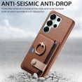 thumbnail image 2 of Funda FOXDOCK para Samsung Galaxy S26 Ultra Protección Antigolpes, Función de Soporte, Con Anillo y Cartera Magnética-marrón, 2 of 6