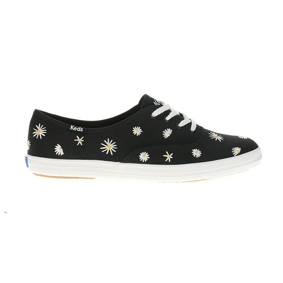 Keds Womens Champion Canvas Floral Embroidery Lace Up Athletic Sneakers Ca