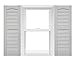 thumbnail image 3 of Mid America Open Louver Vinyl Shutters (1 Pair) - 14.5 x 39 030 Paintable, 3 of 3