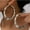 C:silver 3.2inch, variant on 3.2in Silver 90s Large Bamboo Hoop Earrings for Women
