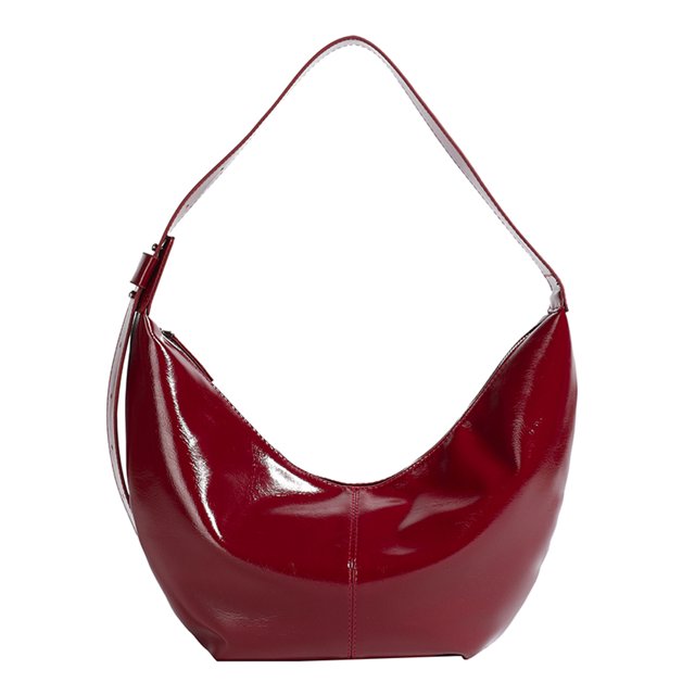 Bolso Mano Crescent Bag para Mujer Con Bolsillo Interior Cuero PU Gran Capacidad Hobo