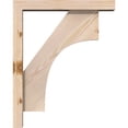 thumbnail image 3 of Ekena Millwork 3 1/2"W x 16"D x 20"H Westlake Block Smooth Bracket w/ Offset Brace, Douglas Fir, 3 of 25