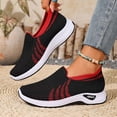 thumbnail image 6 of CAIXAI Walking Shoes for Women Orthopedic Dress Shoes for Women Lightweight Knit Upper Embroidery White Sneakers for Women Walking Anti-Skid Adjustable Upper Mary Jane Flats Hands-Free Barefoot Shoe, 6 of 7