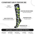 thumbnail image 3 of Bixox Football Print Compression Socks,Compression Socks Women & Men Circulation for Medical,Running,Athletic, 3 of 7