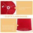 thumbnail image 2 of PEACNNG Red Lamp Shades Lampshade Red Cloth 1Set, 2 of 8