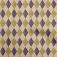 thumbnail image 1 of oneOone Cotton Poplin Light Brown2 Fabric Check Argyle Fabric For Sewing Printed Craft Fabric By The Yard 56 Inch Wide, 1 of 5