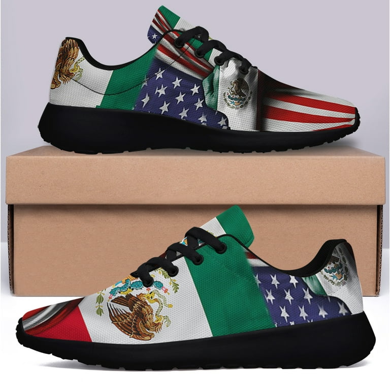 Proud To Be Mexican American Shoes Sneakers for Women Men Black Size 3.5 Walmart
