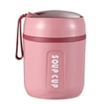 thumbnail image 1 of Taza De Acero Inoxidable 304, Mini Taza Portátil Para Niños Y Estudiantes, Taza Para Desayuno, Avena, Leche De Soja, Gran Capacidad, 480 Ml, 1 of 2