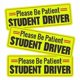 thumbnail image 1 of Imán para conductor estudiante para coche, tenga paciencia, señal magnética para conductor estudiante, 3 pegatinas reflectantes para conductor novato, calcomanía para conductor nuevo, 1 of 5