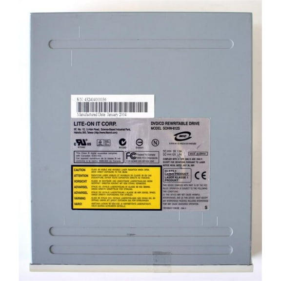 Lite-on show-812s dvd/cd rewritable drive