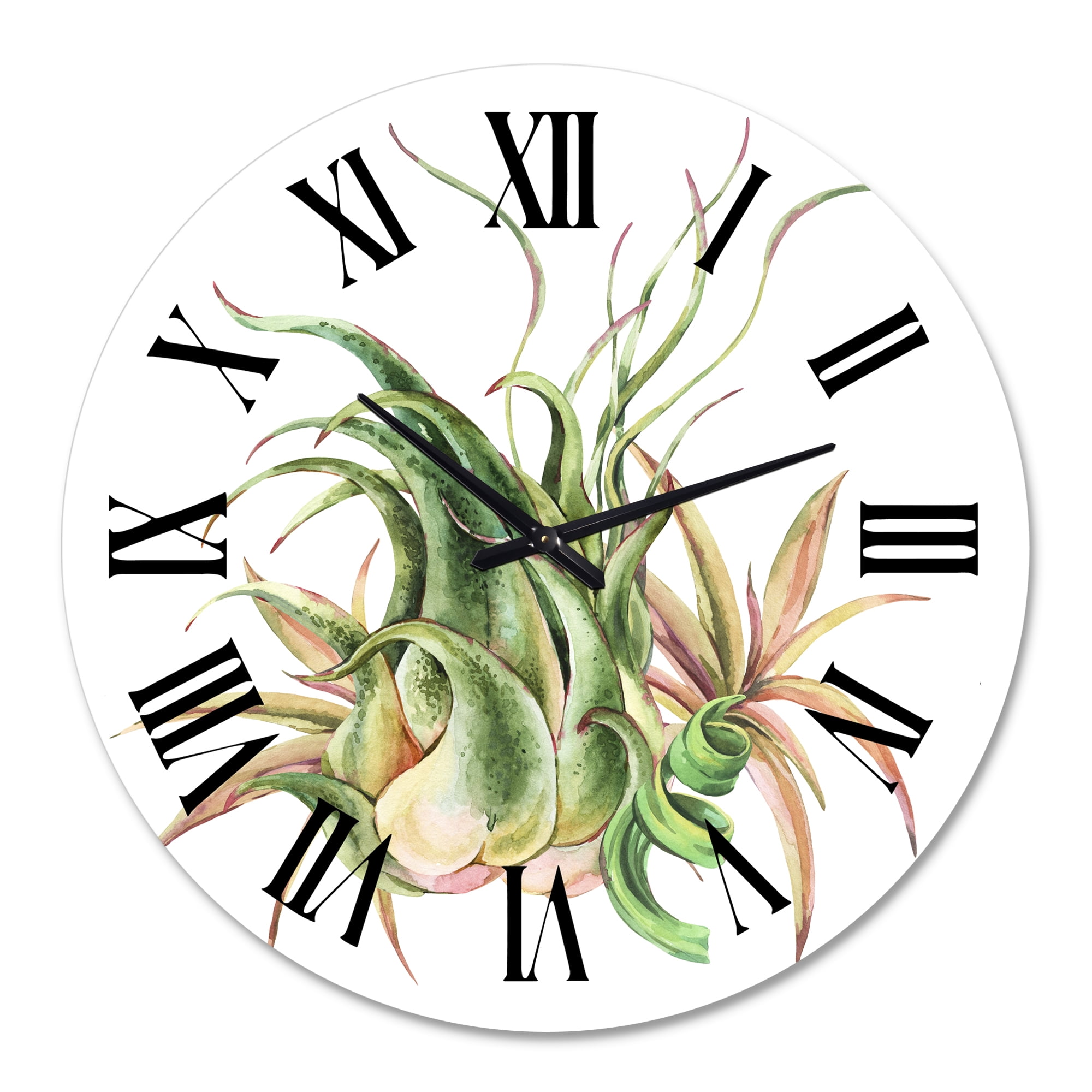 Designart 1 in Quartz Farmhouse Wall Clock