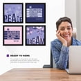 thumbnail image 4 of Office Quotes Canvas Unframed Wall Paintings for Motivation with Glass (13x13 inches Large,Multicolour) - Set of 4, 4 of 4
