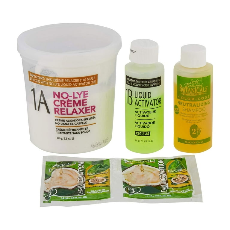 Soft & Beautiful Botanicals Relaxer Kit Regular - Walmart.com