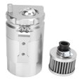 thumbnail image 3 of Oil Catch Can, Strong Professional Oil Reservoir Tank High Strength Rustproof  For Car Silver, 3 of 8