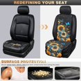 thumbnail image 5 of COEQINE Quilted Front Seat Covers for Cars 2 Pack, Decorative Soft Captain Chair Seat Cover Fit Four Seasons, Easy Install Pet Car Seat Cover, Sunflower Butterfly Galaxy, 5 of 7