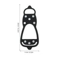 thumbnail image 2 of unbranded 2Pares De Para Antideslizantes Negros Ideales Para Montañismo Y Senderismo, 2 of 8