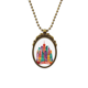 thumbnail image 1 of Usa America hermoso castillo luz hito arquitectura ilustración patron Collar Colgante Vintage de bronce antiguo de joyeria de lujo de regalo Unbranded M, 1 of 3