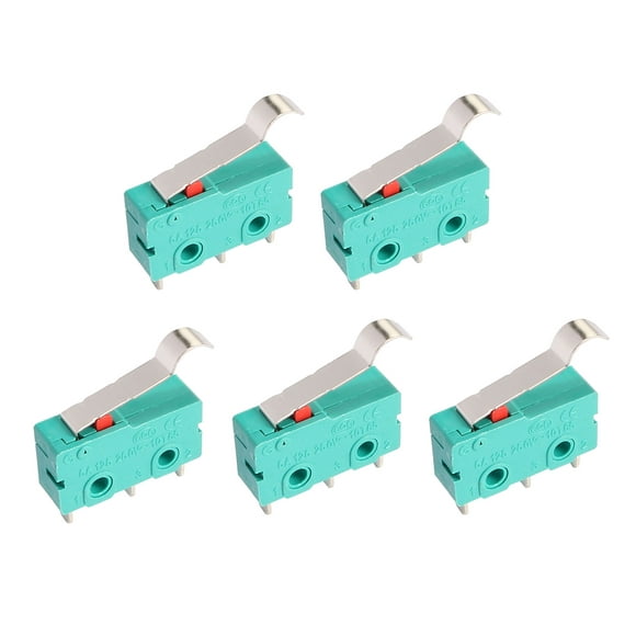 5pcs KW4-3Z-3 SPDT NO NC Momentary Hinge Lever Limit Switch Microswitch