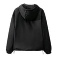 thumbnail image 5 of Lightweight Hiking Jacket Women Long Sleeve Casual Hooded Zip Up Jackets with Pockets Fall Windbreaker Outerwear, 5 of 6