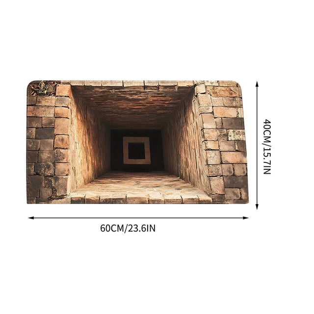 Iumwxz Super Absorbent Floor Mat Diatomite Mud Entrance Door Mat Waterproof Bathroom Floor Rug Non Slip Quick Dry Absorbent Home Entryway Kitchen Functional Washable Carpet Single Piece