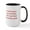 White/Black Inside, variant on CafePress - Bacon Seeds Opt Dark Red Ceramic Mug - 15 oz Ceramic Large Mug