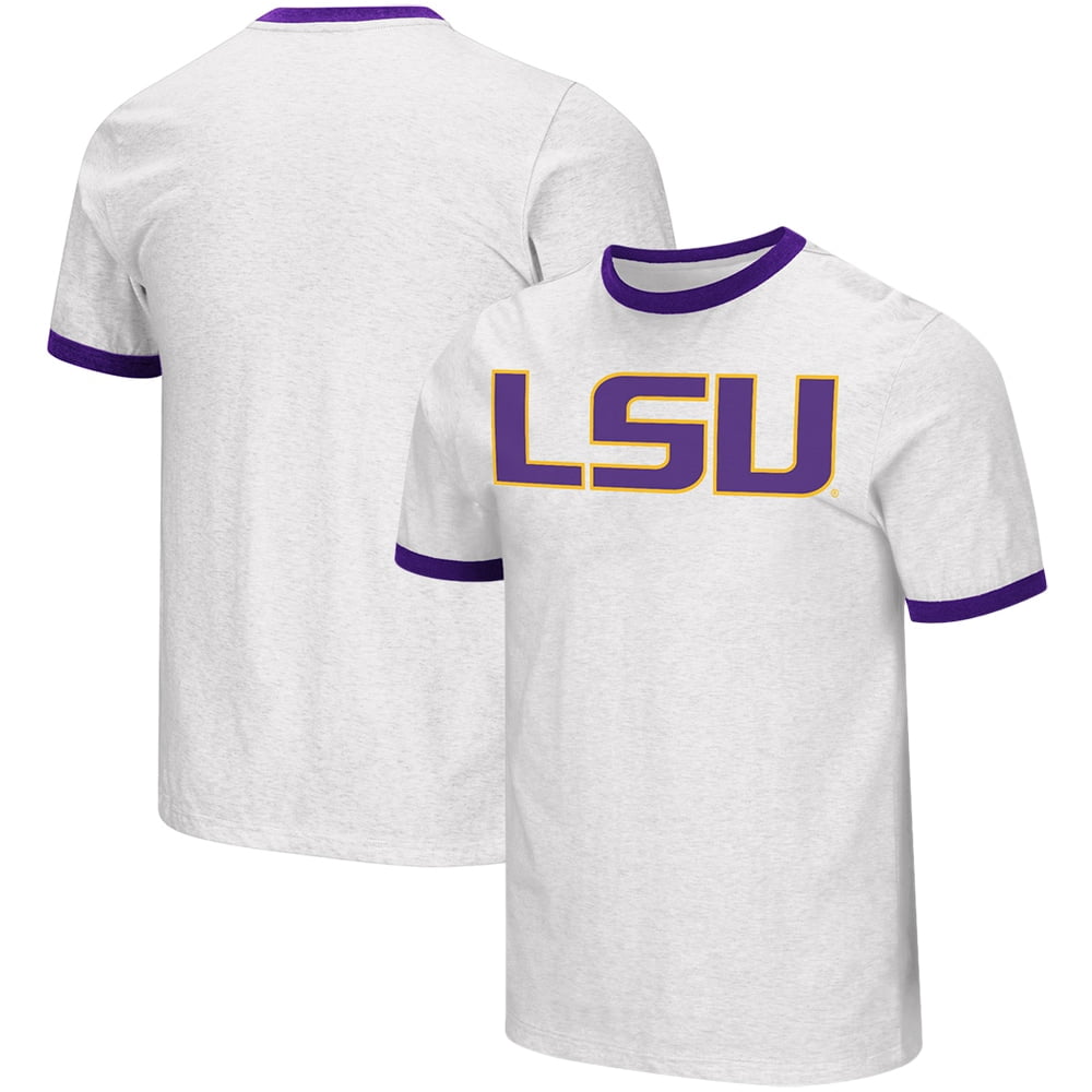 LSU Tigers Colosseum Mouse Rat Ringer T 