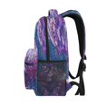 thumbnail image 4 of Backpack 16x11.4x6.9 Inches Fashion Backpack Shopping Travel Outing Backpack Purple Hippopotamus, 4 of 9