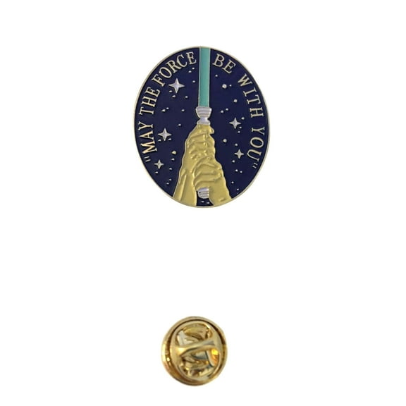Star Wars Lapel Pin Lightsaber May The Force Be With You