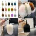 thumbnail image 2 of FENOHREFE Plush Keychain Fashionable Animal Tail Keyring Pendant Unique Faux Furs Charm Accessory for Handbags and Key Rings, 2 of 8