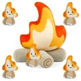 thumbnail image 2 of 6PCS Funny Campfire Plush Toys, Soft Simulation Bonfire Stuffed Plushies Doll Fake Fire Firewood Plush Pillow for Outdoor Camping Room Decor Kids Pleasantly Surprised Gifts, 2 of 8