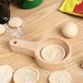thumbnail image 4 of Prensa para tortillas, prensatelas de masa de pan Herramienta manual de cocina para tortillas de maíz y panes planos, construcción de madera para repostería casera, 4 of 8