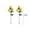 Yellow, variant on AZXY 2pc Solar Lights for Outside,Solar Lights Outdoor Pathway,Solar Path Lights,Solar Landscape Lights,Led Pathway Lights Flower for Garden Decor